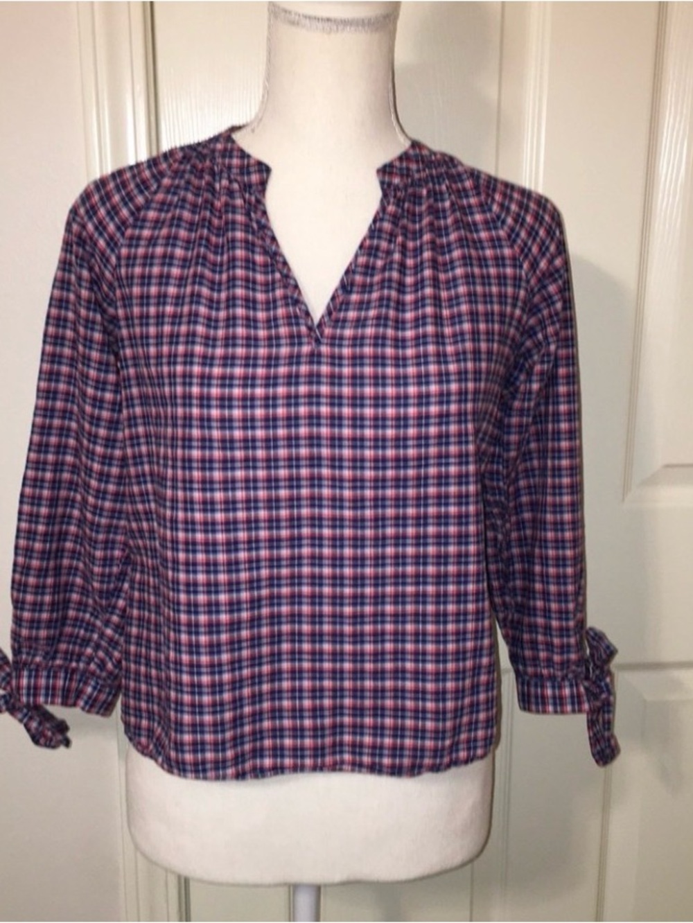 Madewell Plaid Top